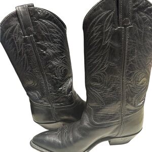 Code West Cowboy Boots Women's 7.5M Gently Worn Black
